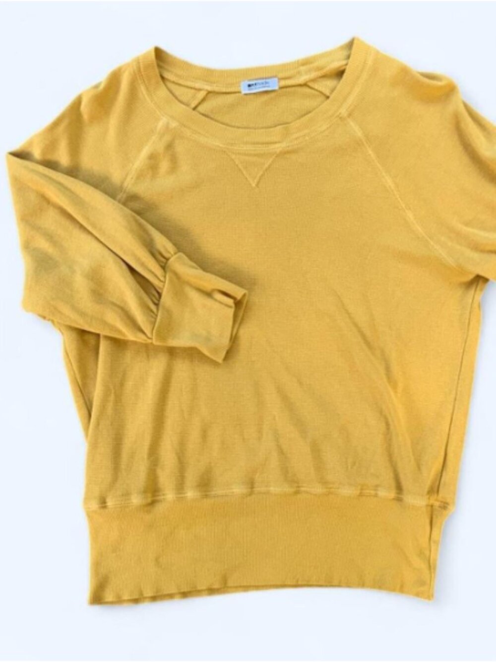 LA MADE - 3/4 sleeve raglan sleeve.  Waffleknit.  50/50 Ctn/Modal
